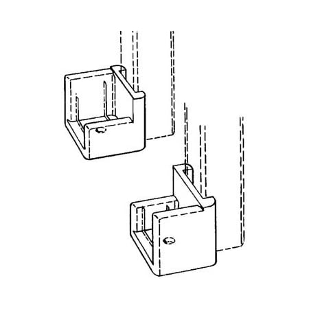 T-H Marine Supplies A Gray Pontoon Door Stop, No DS-1L-DP DS-1L-DP